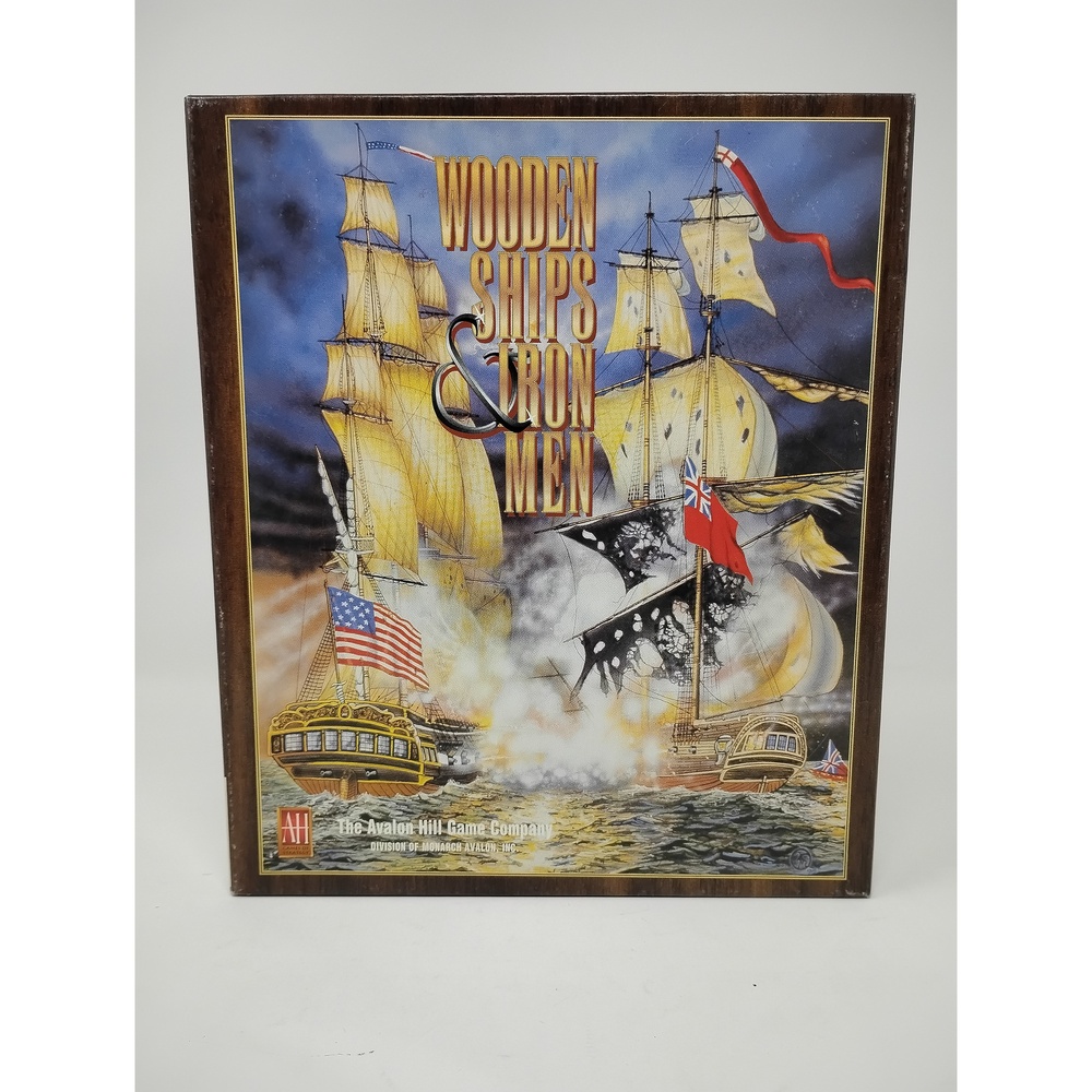 1996 Avalon Hill Wooden Ships & Iron Men PC Game Naval Combat Strategy Big Box